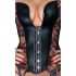 Lace Garter Corset (Black)  - L