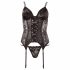 Cottelli - Adjustable Garter Top (Black) 