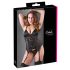 Cottelli - Adjustable Garter Top (Black)  - L