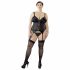 Cottelli Plus Size - Adjustable Garter Top (Black)  - 2XL