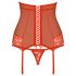 Obsessive 838-COR-3 - Halter-Neck Top with Thong (Red)  - L/XL