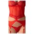 Obsessive Cupide Desir - Transparent Lace Top Set (Red)