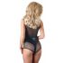 Cottelli - Shiny Mesh Bodysuit (Black) 