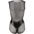 Cottelli - Shiny Mesh Bodysuit (Black) 