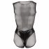 Cottelli - Shiny Mesh Bodysuit (Black) 