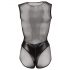 Cottelli - Shimmering Mesh Bodysuit (Black)