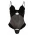 Cottelli - Velvet Adjustable Bodysuit (Black) 