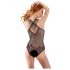 NO:XQSE - Floral Lace Halterneck Bodysuit - Black (S-L) 