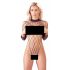 NO:XQSE - Long-Sleeve Mesh Bodysuit - Black (S-L) 