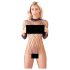 NO:XQSE - Long-Sleeve Mesh Bodysuit - Black (S-L) 