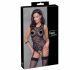 Cottelli Bondage - Lace Bodysuit with Straps (Black)  - M