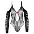 NO:XQSE - long sleeve bodysuit with bow - black (S-L) 