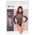 NO:XQSE - Long Sleeve Mesh Bodysuit - Black (S-L)