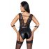 Cottelli Bondage - Lace Neck Strap Body (Black) - M