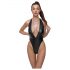 Cottelli Party – Deep Plunge Bodysuit (Black) - M