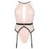 Obsessive Lilines - Garter Bodysuit (Pink)  - L/XL