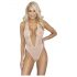 Kissable - Deep Neckline Lace Bodysuit (Pink)