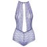 Kissable - Halter Lace Bodysuit (Purple)