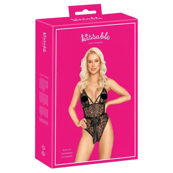 Kissable - Lace Bodysuit (Black) 