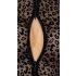 Noir - Leopard Print Long Sleeve Bodysuit (Black) 