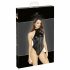 Noir - Glossy Halterneck Bodysuit (Black) 