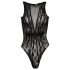 Cottelli - Rhinestone Bodysuit (Black) - S-L