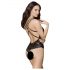 Obsessive 860-TED-1 Super Sexy Lace Bodysuit (Black) 