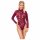 Cottelli - Sheer Lace Bodysuit (Burgundy) - M