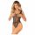 Obsessive B336 - Sheer Open Mesh Bodysuit (Black) - S-L 