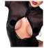 Noir - Glossy Sheer Bodysuit (Black)