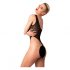 Noir - Transparent Bodysuit (Black) 