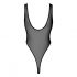 Noir - Transparent Bodysuit (Black) 