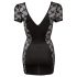 Cottelli - Bow-accented, lace combined dress (black)