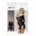 NO:XQSE - Long Sleeve, Sheer Bodystocking - Black (S-L) 