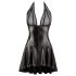 Noir - Layered Dress with Sheer Bust and Neck Strap (Black)