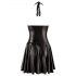 Noir - Layered Dress with Sheer Bust and Neck Strap (Black)