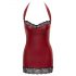 Cottelli - Shiny Mini Dress (Red)  - XL