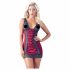 Cottelli - Exclusive Lace-up Lace Dress (Red-Black) 