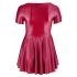 Cottelli Plus Size - A-Line Mini Dress (Burgundy) 