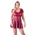 Cottelli Plus Size - A-Line Mini Dress (Burgundy)  - XL