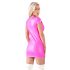 Cottelli Party - Shiny Short Sleeve Mini Dress (Pink) 