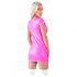 Cottelli Party - Shiny Short Sleeve Mini Dress (Pink) 