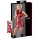 Cottelli Party - Zippered, Sleeveless Shiny Mini Dress (Burgundy)  - L