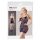 NO:XQSE - Tiger Stripe Sheer Dress with Thong - Black (S-L) 