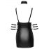 Cottelli Bondage - Shiny Halter Neck Mini Dress (Black) - M