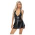 Snake Print Mini Dress - Black 