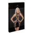 Noir - Special Lace-up Mini Dress (Black) 