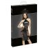 Noir - Glossy Translucent Halter Dress (Black) 