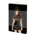 Noir - Lace Top Dress with Corset (Black) 