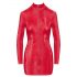 Cottelli - Snakeskin Pattern Mini Dress (Red)